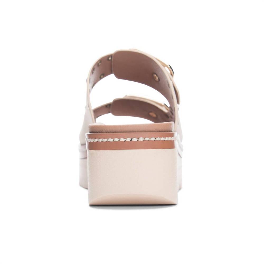 NEW CHINESE LAUNDRY surf stud sandal in cream - Picture 3 of 4